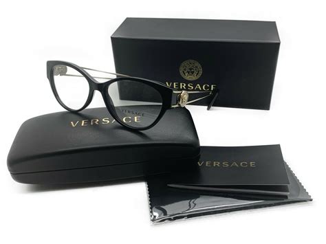 black versace eyeglasses|real versace glasses.